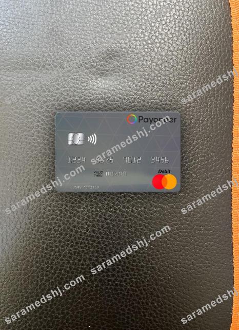 USA Payoneer mastercard photolook front
